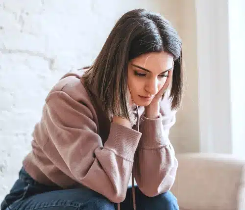 Angstgefühle (Anxiety) und Depressionen können PCOS Symptome sein.