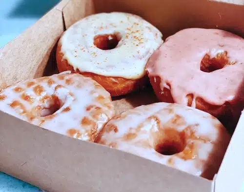 Donuts enthalten viel Zucker - nicht ideal beim PCO-Syndrom.